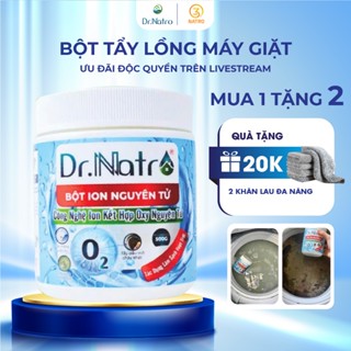  Bột tẩy lồng máy giặt Dr Natro tẩy mốc quần áo ố màu thâm kim thông tắc bồn rửa hũ 500g 
