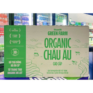 1 THÙNG SỮA TƯƠI GREEN FARM ORGANIC 48 HỘP 180ML ( KHÔNG ĐƯỜNG )