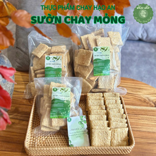 Sườn Non Chay (Loại Mỏng), sườn non thuần chay gói 1kg không hàn the - Thực Phẩm Chay Hạo An