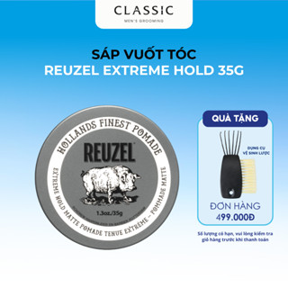 Sáp Vuốt Tóc Reuzel Extreme Hold Pomade Travel Size 35g