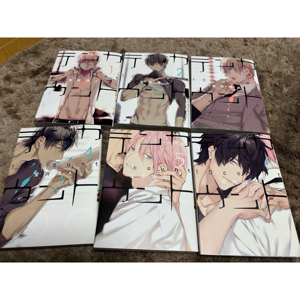 (sẵn) Full Bưu thiếp in hình Ten Count - Yaoi - Manga BL -  Takarai Rihito