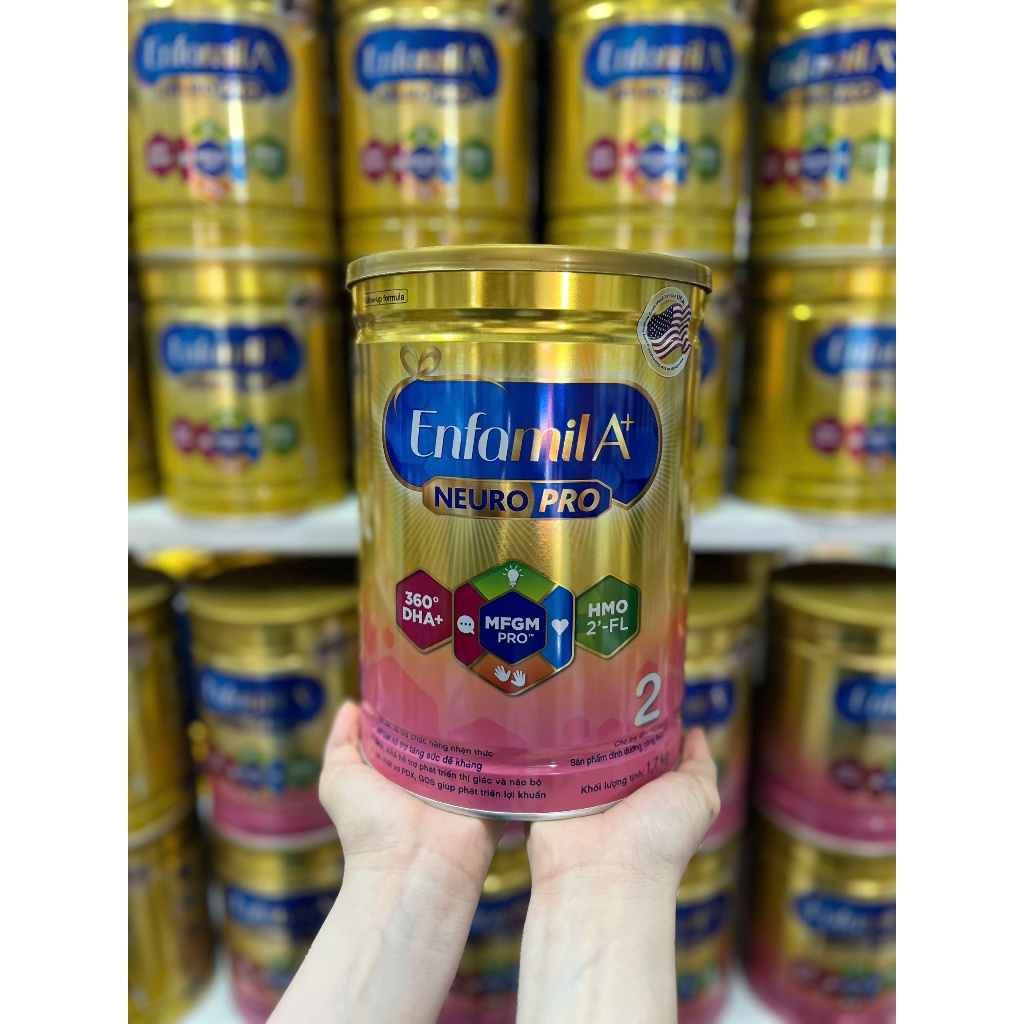 Enfamil A+ số 2 cho bé từ 6-12 tháng tuổi - 1.7kg