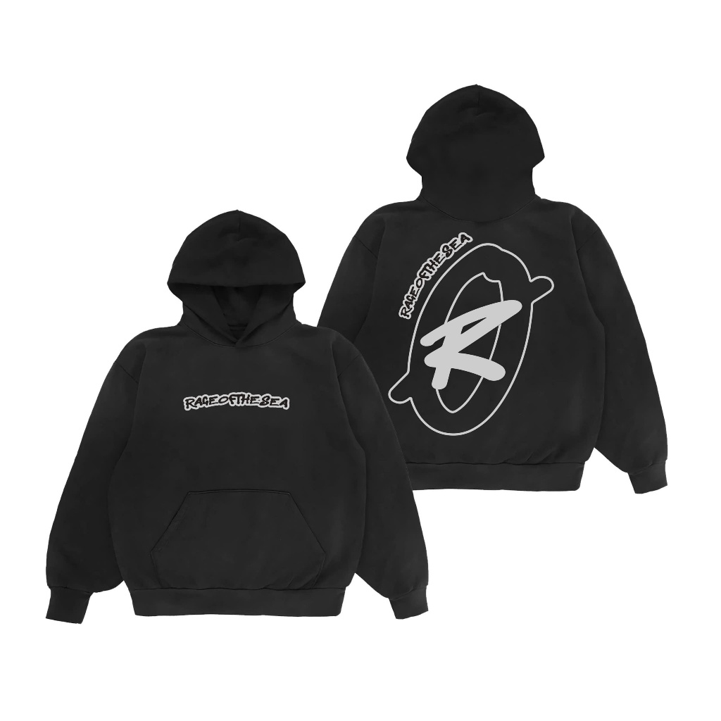 ÁO HOODIE/KHOÁC JACKET NỈ 2 DA CÓ NÓN HAI LỚP TAY DÀI FORM BOXY UNISEX RAGE OF THE SEA(ROTS STUDIO) - "HOODIE BILOGO" | BigBuy360 - bigbuy360.vn