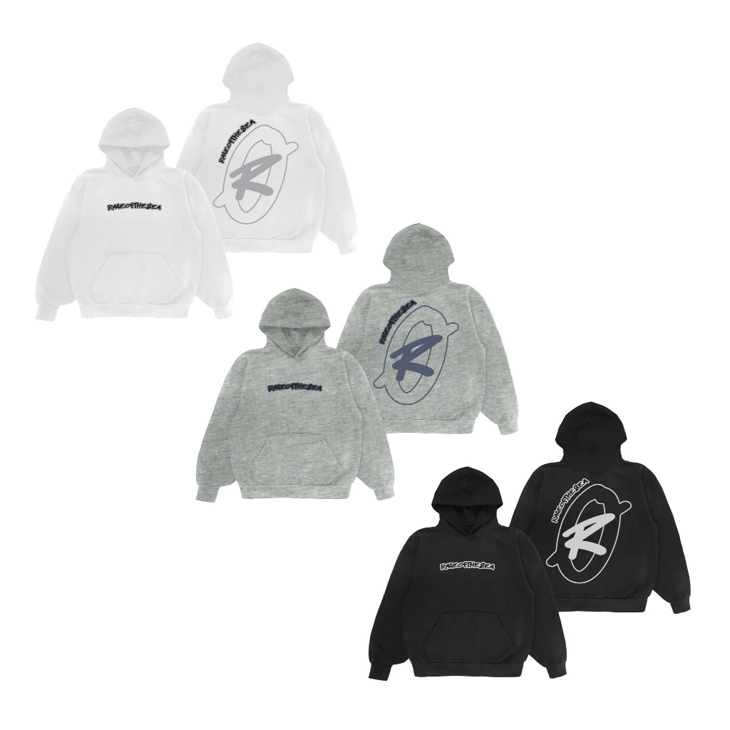 ÁO HOODIE/KHOÁC JACKET NỈ 2 DA CÓ NÓN HAI LỚP TAY DÀI FORM BOXY UNISEX RAGE OF THE SEA(ROTS STUDIO) - "HOODIE BILOGO" | BigBuy360 - bigbuy360.vn