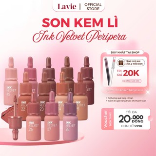  Son Kem Lì INK VELVET PERIPERA - AIRY INK Son Kem Peripera Ink Velvet 26 Well Made Nude 4g - Màu Cam Hồng Trà Sữa 