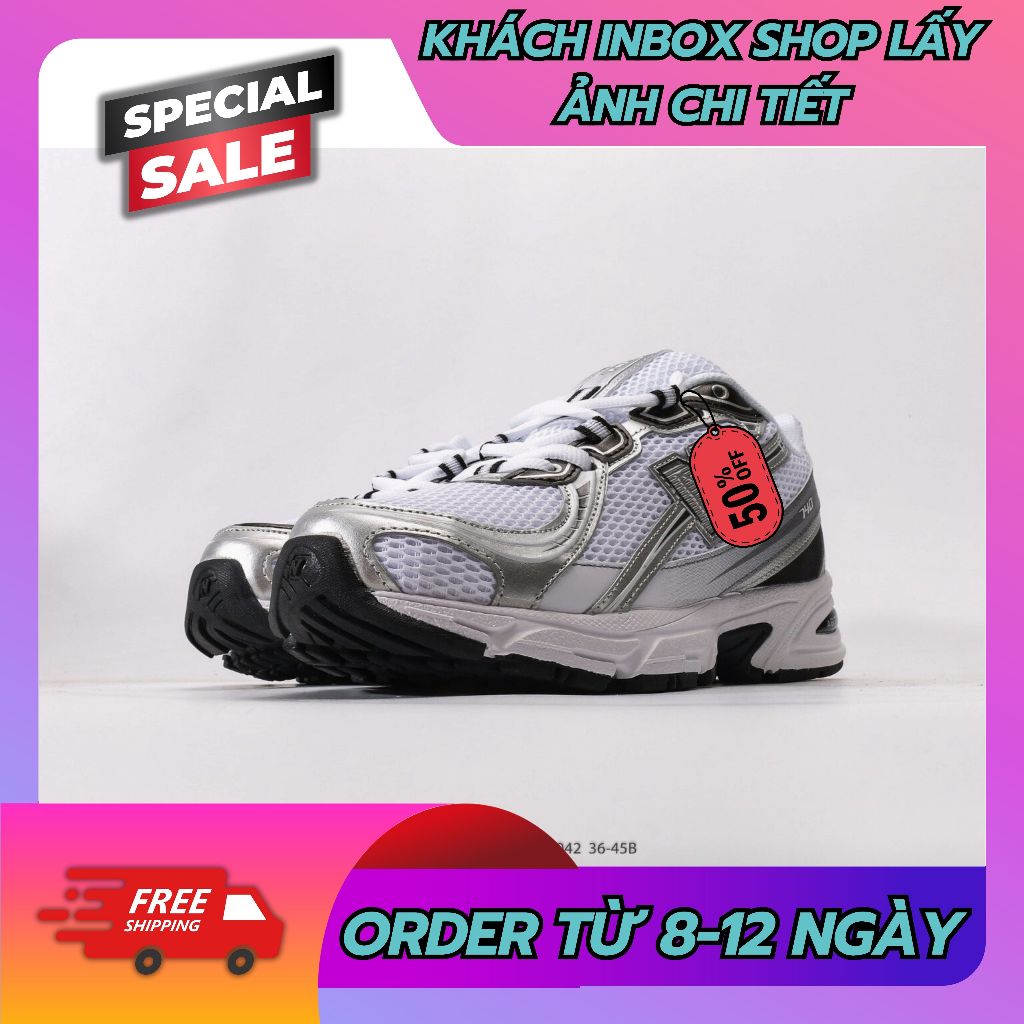 ✮Order✮Best Quality✮Sneaker✦740 'Black Silver' U740BM2✦✮𝐍𝐞𝐰𝐁𝐚𝐥𝐚𝐧𝐜𝐞✮𝐍𝐁✮