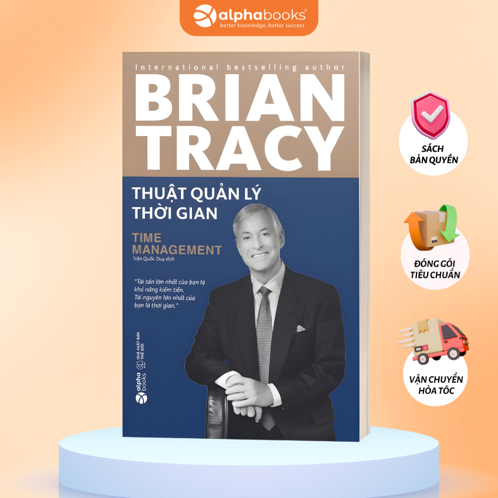 Sách Thuật Quản Lý Thời Gian - Brian Tracy (Alpha Books)