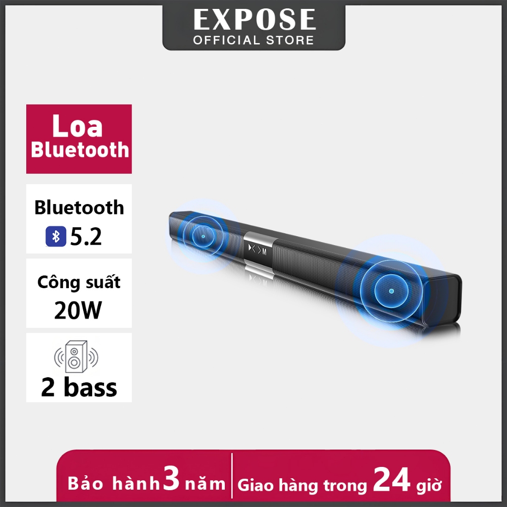 Loa thanh Bluetooth 80cm - Kết nối đa dạng cho TV, máy tính, điện thoại