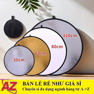 Tấm Hắt Sáng 2in1 Tròn, Miếng Hắt Sáng 2 Trong 1 Chụp Ảnh Chuyên Nghiệp