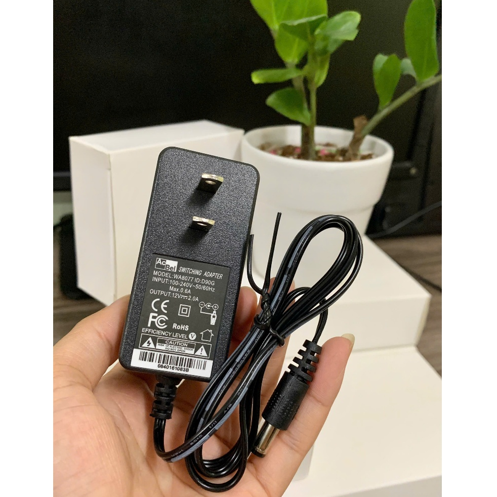 ( Nguồn loại xịn ) Combo 10 Nguồn 12v 2a AcBel chân to dùng cho camera - Nguồn Adapter Acbel 12v 2a 