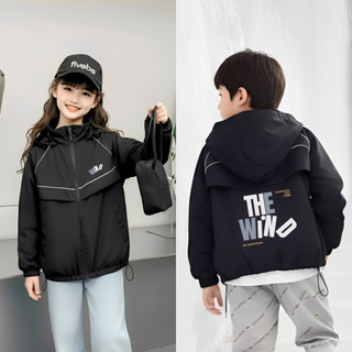 Áo khoác cho bé trai gió 2 lớp dày dặn FAK2 FIVEBE phom to từ 19 - 43kg