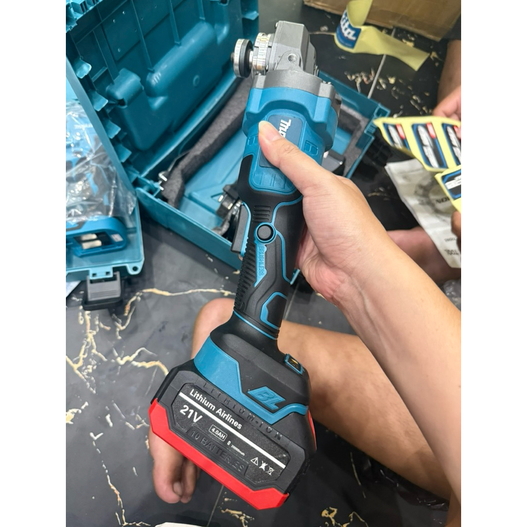 máy cắt mài pin  makita 199v 2 bin+1 sạc