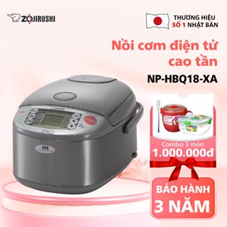 [HỎA TỐC] Nồi cơm điện tử cao tần ZOJIRUSHI NP-HBQ18-XA 1.8L, sản xuất tại Nhật, bảo hành 3 năm