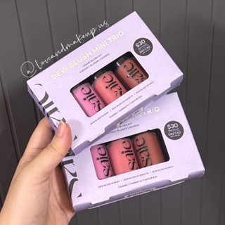   NEW 2025  Bộ Má Hồng Kem Saie Mini Dew Blush Trio Set 