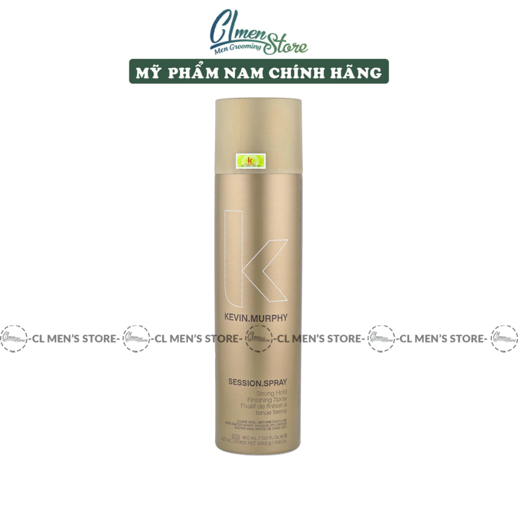 Gôm Xịt Giữ Nếp Tóc Kevin Murphy Session Spray - 400ml