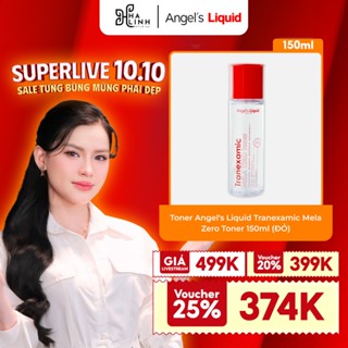 [Võ Hà Linh x Angel's Liquid] Toner Angel's Liquid Tranexamic Mela Zero Toner 150ml (ĐỎ)