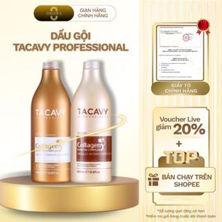  Dầu gội TACAVY Professional phục hồi hư tổn khô sơ gãy rụng Danawa1000ML 
