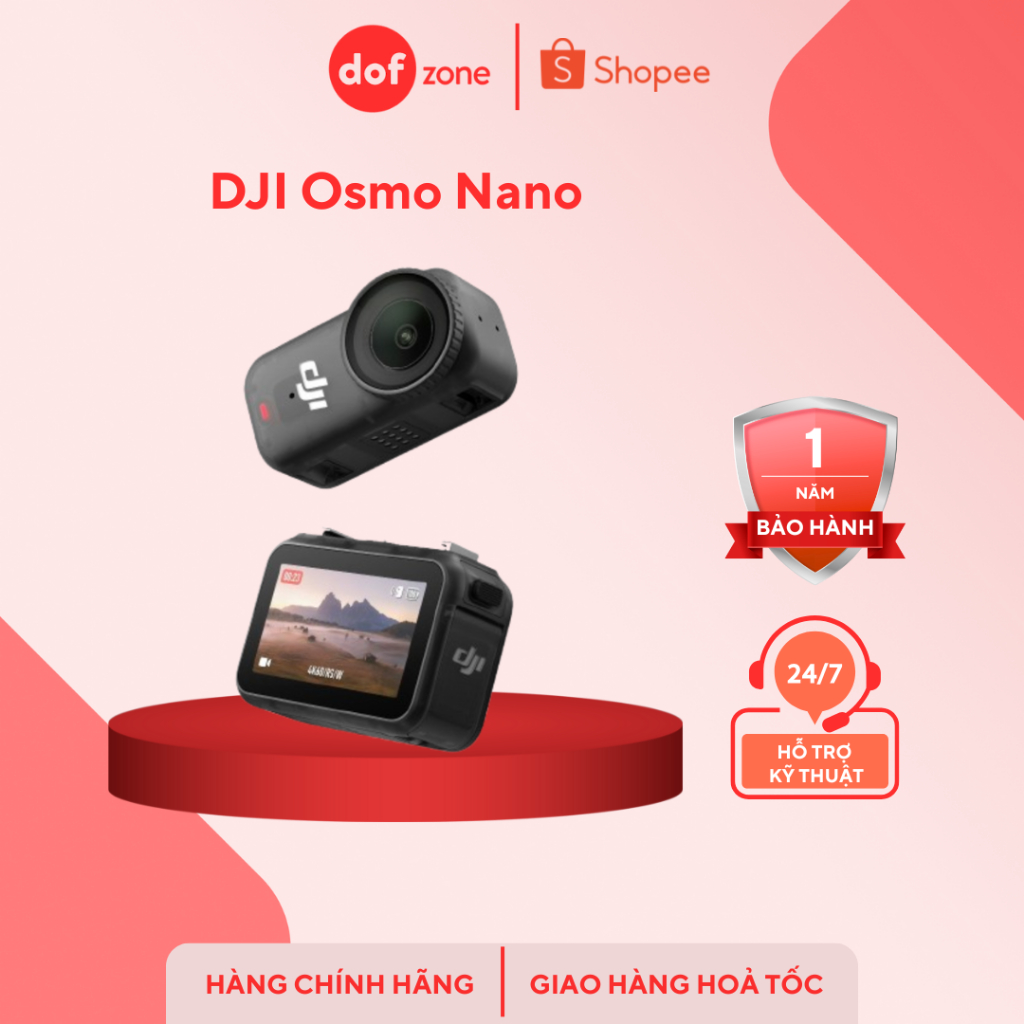 Máy quay nhỏ gọn DJI Osmo Nano - Hàng chính hãng BH 12 tháng