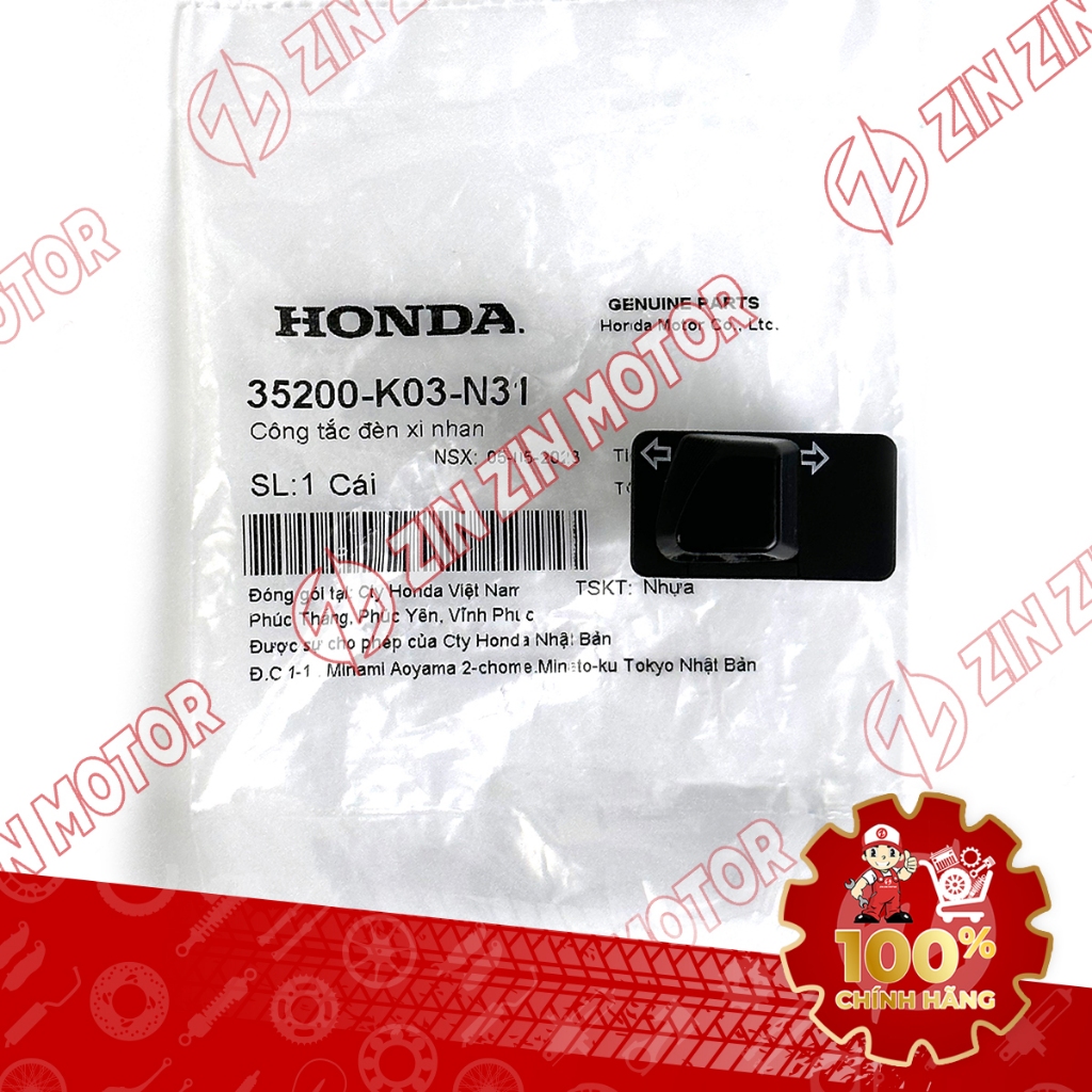 Nút Công Tắc Xi Nhan SH 150i / 125i 2017 2018 2019 35200-K03-N31 Chính Hãng - ZZM