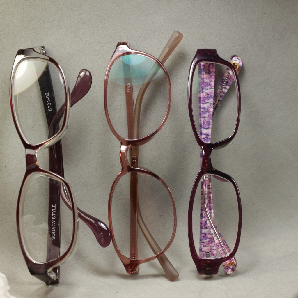 [XEM MÔ TẢ] Gọng Kính JINS Hồng tím 2Hand Nhật - GK031025 D6