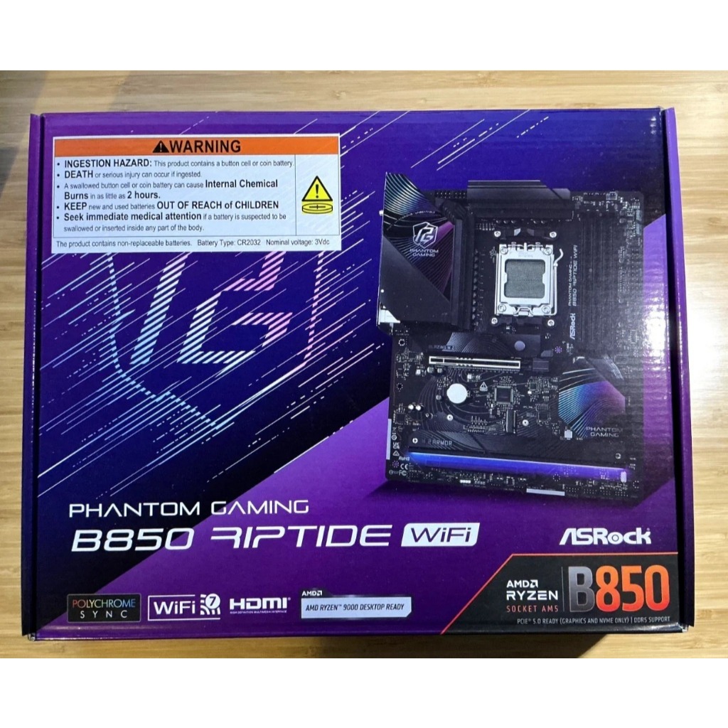 Mainboard AM5 Asrock B850/X870/X870E các loại Pro RS / Riptide / Steel legend / Nova / Taichi [nhập 