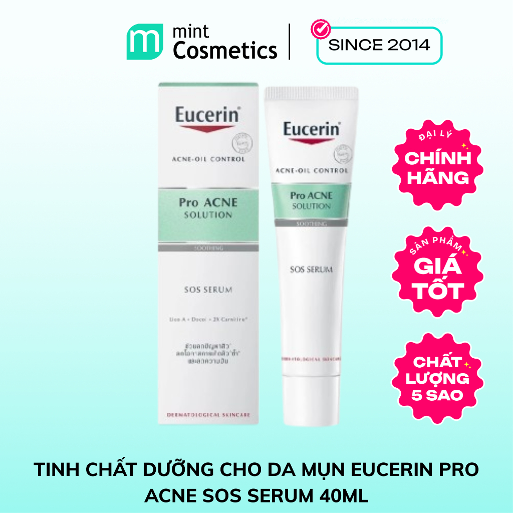 Tinh chất dưỡng cho da mụn Eucerin Pro Acne SOS Serum 40ml