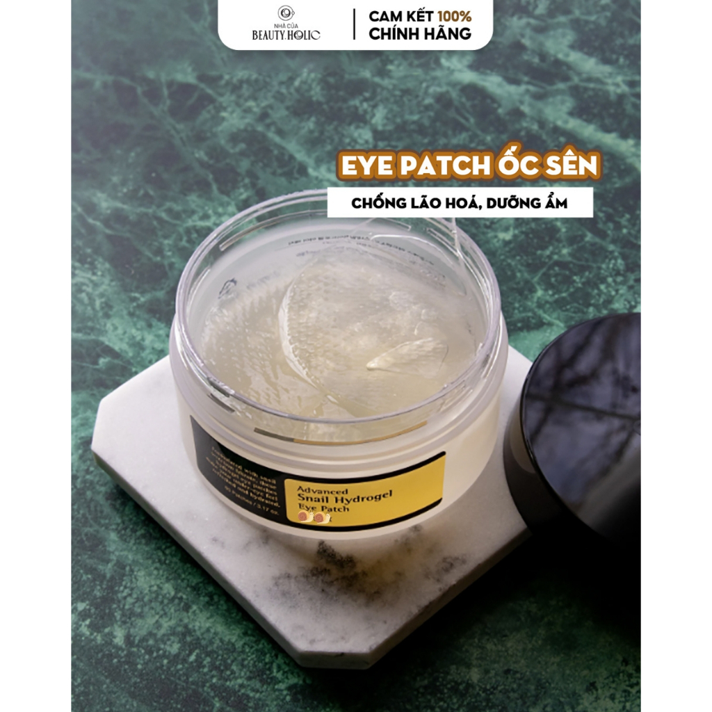 Mặt nạ mắt ốc sên COSRX Advanced Snail Hydrogel Eye Patch