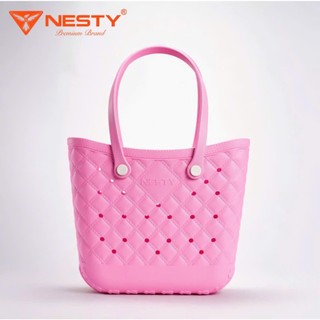   TX-10  Túi Xách NESTY Size Lớn - Hoa Văn Caro Thời Trang Đựng Vừa Laptop Tặng 10 Charm 3D 