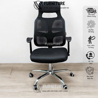 Ghế xoay văn phòng Công thái học TH888,Ghế Xoay lưng lưới thoáng khí êm ái | Nội Thất Văn Quyết