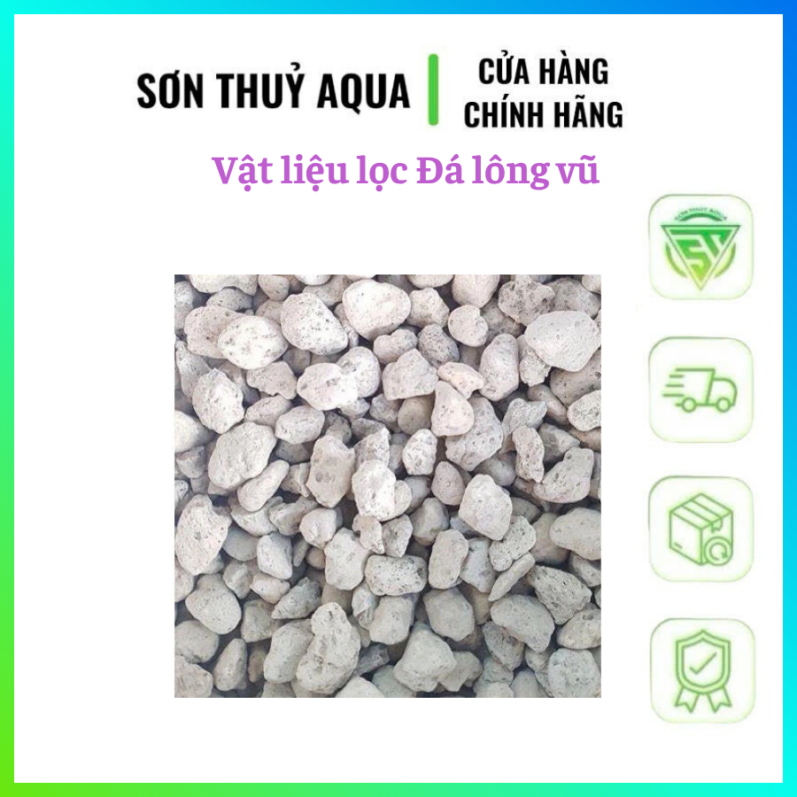 Vật liệu lọc Đá lông vũ ( nham thạch trắng)
