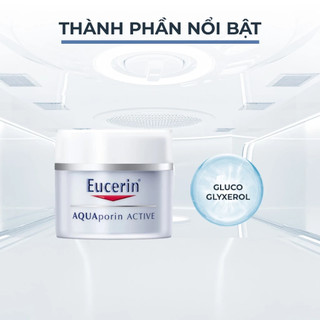 Kem dưỡng cấp ẩm cho da thường đến da hỗn hợp Eucerin Ultrasensitive Aquaporin Nourishing Cream 50ml