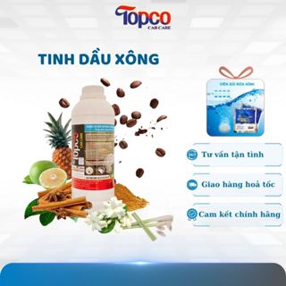 Tinh Dầu Xông Khử Mùi Xe Topco loại bỏ mùi hôi, thuốc lá, đồ ăn, ẩm mốc mang lại không gian thơm mát
