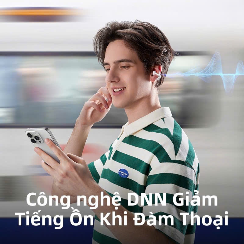 Tai nghe Bluetooth 5.4 Kẹp tai Ugreen S6 ClipBuds Magic | Màn hình màu | Kết nối 2 thiết bị | WS208 | BigBuy360 - bigbuy360.vn