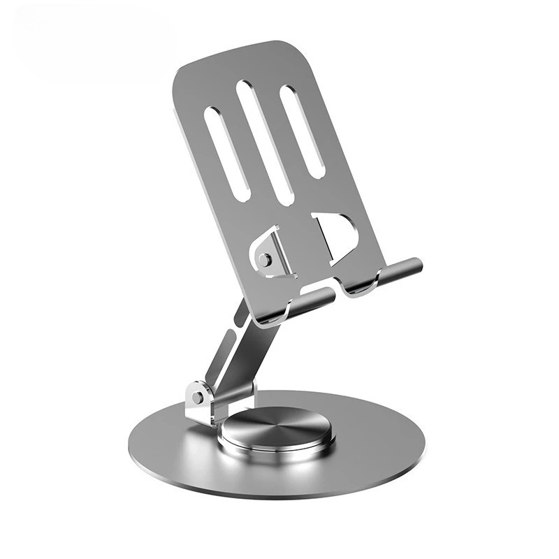 Giá đỡ điện thoại di động người lười bằng kim loại 360 ° Xoay gấp di động Máy tính để bàn đa chức năng Ảnh trực tiếp Hỗ | BigBuy360 - bigbuy360.vn