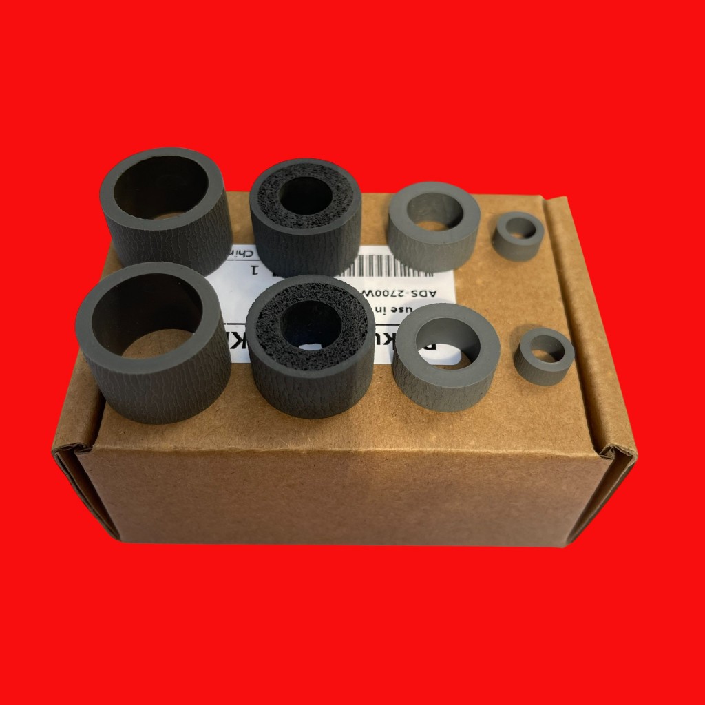 Bộ cao su kéo giấy máy Scan HP2000S2 3000S4/4000S1/N4000/Brother ADS2200/2500/2700 ( Bộ 8 chi tiết )