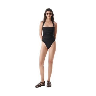 làminapparel - RUCHED HALTER BODYSUIT