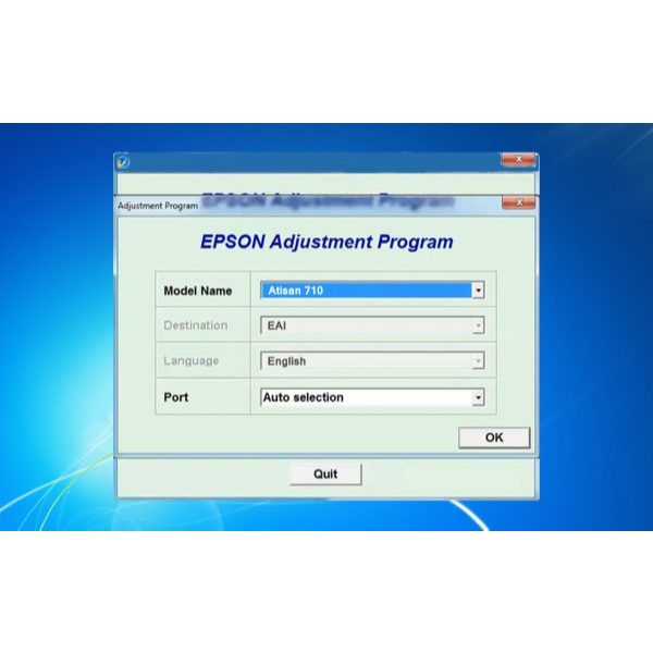 Phần mềm reset bộ nhớ mực thải máy in Epson Artisan 50 A710 A730 Artisan 810 Artisan 835 Artisan 143