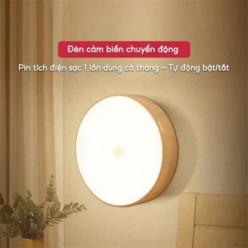 Đèn Led Cảm Biến Chuyển Động Đèn Cảm Ứng Gắn Tường Cầu Thang Tủ Quần Áo Thông Minh Sạc USB