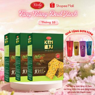 [TẶNG LY KENJU ĐƠN TỪ 129K] Combo 2-3 Hộp Bánh Quy Kenju Richy Vị Rau Củ - Hộp 288g