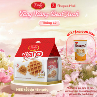 [Quà Tặng Đơn 129k] [VỊ SỮA MỚI!!!] Bánh Tươi Richy KARO Bịch 6 Chiếc (26g/chiếc)
