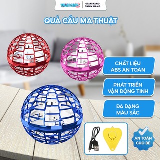  Quả cầu ma thuật phát sáng kèm dây sạc điều khiển – đồ chơi bóng bay lơ lửng có đèn nhấp nháy cho bé 