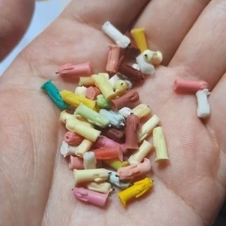 Mô hình Nến cháy dở thu nhỏ nhiều màu combo 3 cây/5 cây tỉ lệ 1:12/1:16 trang trí nhà búp bê