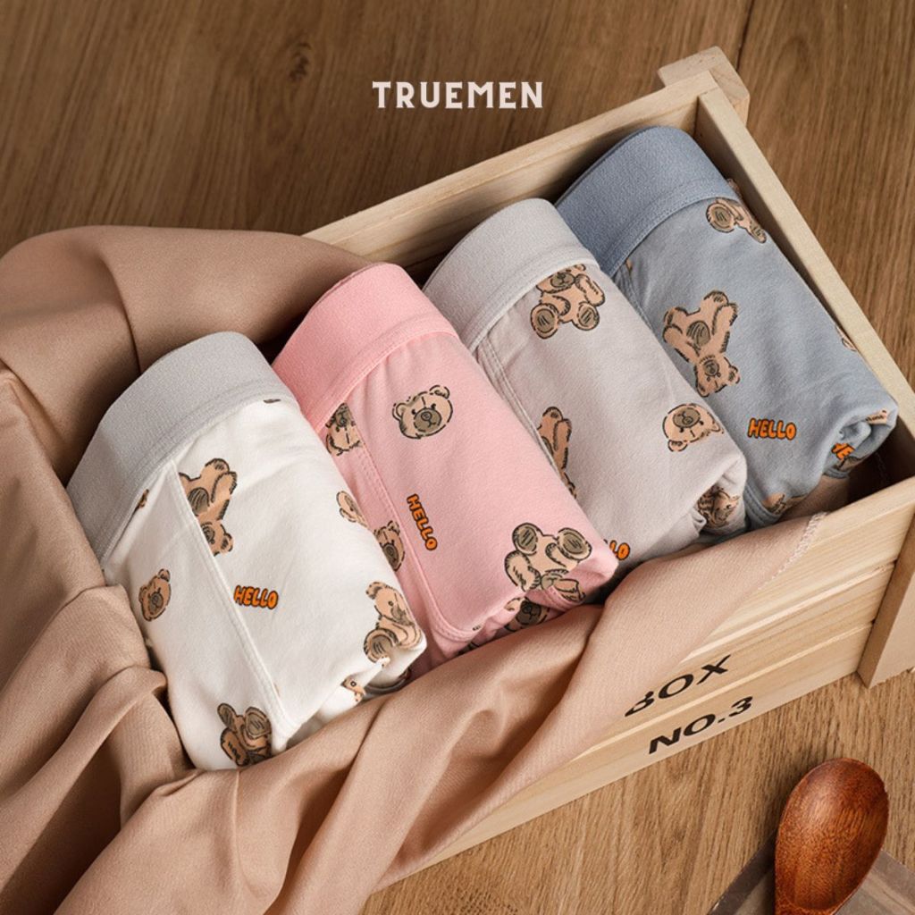 Quần Lót Nam , Quần Sịp Đùi Nam Chất Cotton Thoáng Khí Thấm Hút Tốt 001