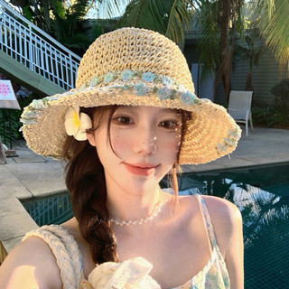 Nón Cói Đi Biển Phong Cách Vintage Xinh Xắn