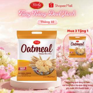 [MUA 3 TẶNG 1] Bánh Yến Mạch Richy Oatmeal - Vị phô mai 220g