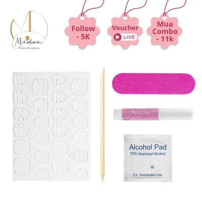Bộ dụng cụ 5 mốn BEABIAI dụng cụ dán móng tay