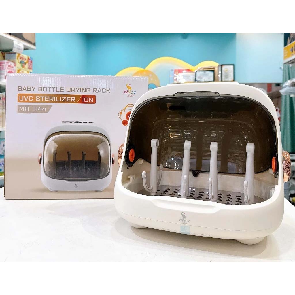 Máy tiệt trùng và sấy khô tia uvc ion Moaz bébé MB044 2025,khoang chứa 20 lit bảo hành chính hãng 12