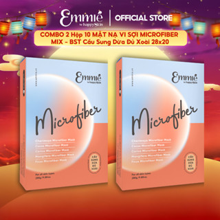 COMBO 2 Hộp Mặt nạ 10 Mask Bộ Sưu Tập Mặt Nạ Emmié Microfiber Mask 28gx20 Emmie by HappySkin
