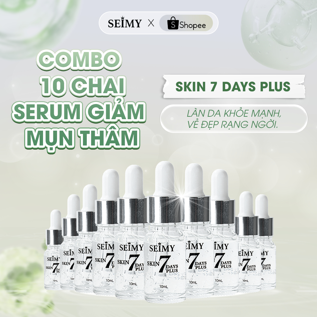 Combo 10 Serum Mụn Thâm Seimy - Skin 7 Days Plus