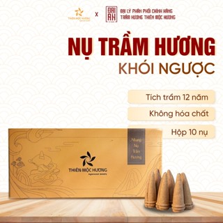 Nhang nụ trầm hương xông nhà Thiên Mộc Hương khói ngược thơm dịu nhẹ nhang sạch không pha tạp chất